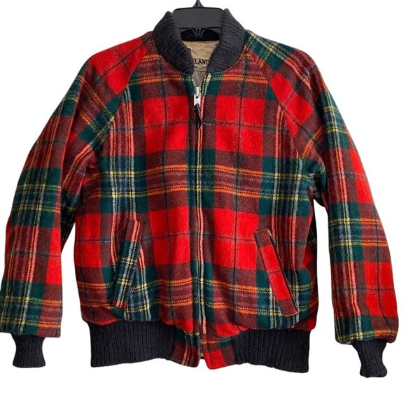 Vintage Lakeland Hockey Bomber Jacket Mens Size 42